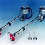 Fanfare Elektro Doppelhorn 47/40cm 12V