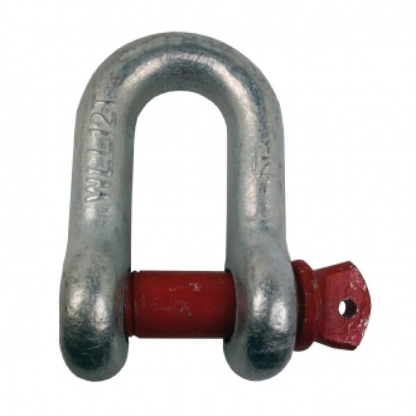 D Schäkel G210 0,5 t E-galvanisiert 1/4