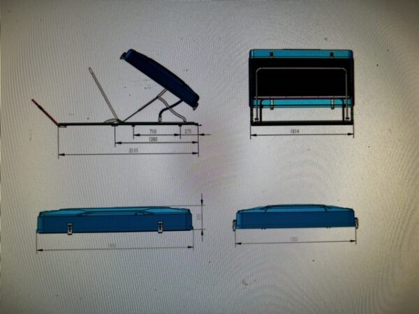 Hybrid Dachzelt MIGHTY OAK LIGHT 165 ECO goldbraun