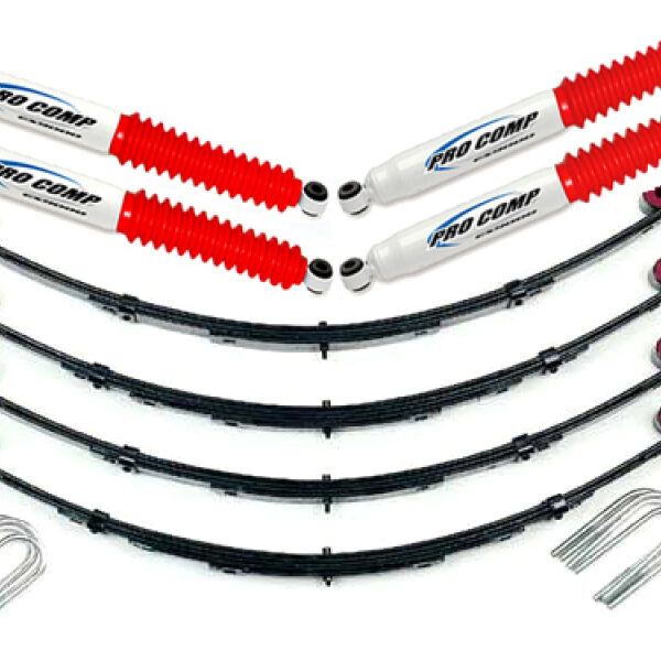 Pro Comp Komplettfahrwerk 4" mit Pro Comp Stoßdämpfern CJ Bj:76-86