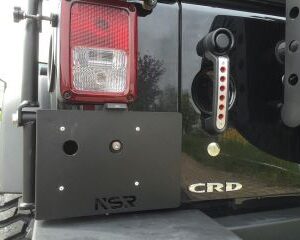 NSR Kennzeichenhalter passend Jeep® Wrangler JK ab BJ 2007