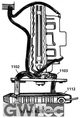 Wasserschlauch YJ 4.2-L.