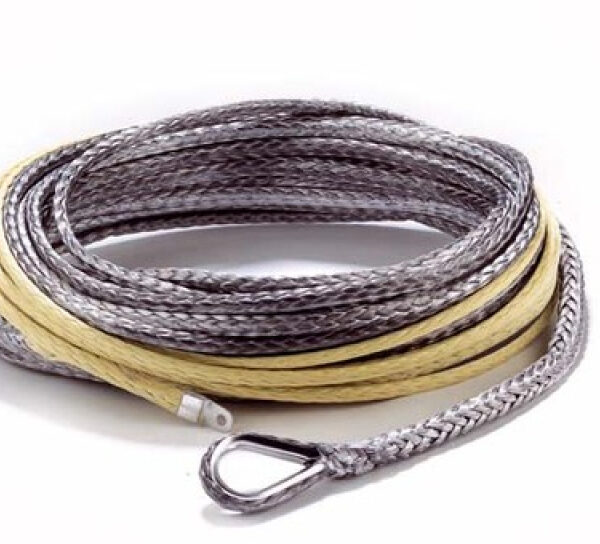 Kunststoffseil Dynatec, 15m x 9mm, Ende mit Kabelschuh