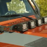 Rugged Ridge Light Bar Halterung für Motorhaube schwarz Wrangler 07-18