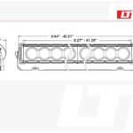 LTPRTZ® LED 160W Lichtbalken 36" 20800LM 9-32V einreihig