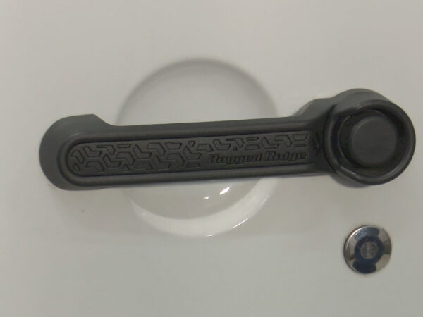 Rugged Ridge Elite Door Handle Inserts/ Türgriff Inlay Jeep Wrangler JK vierTürer BJ 07-18, schwarzes Aluminium