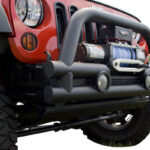 Tube Stubby (kurz) Seilwinden Stoßstange vorne schwarz Jeep Wrangler JK Bj. 07-18