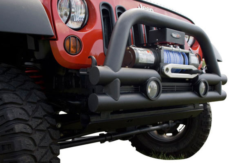 Tube Stubby (kurz) Seilwinden Stoßstange vorne schwarz Jeep Wrangler JK Bj. 07-18