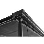 Heck - Markise Vickywood 140cm schwarz