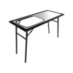 Pro Edelstahl Beistelltisch mit faltbarem Waschbecken - von Front Runner