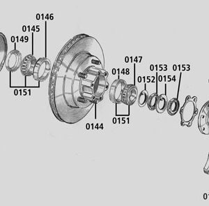 Radlager Vorderachse CJ