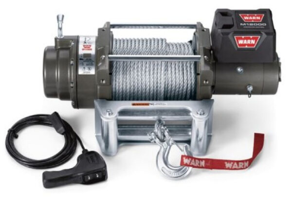 Warn CE-M 12000 CE, 24-Volt 5.400 kg Zugkraft, ohne Stahlseil