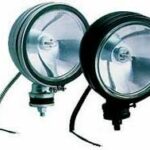 Rallyscheinwerfer 125mm Edelstahl poliert