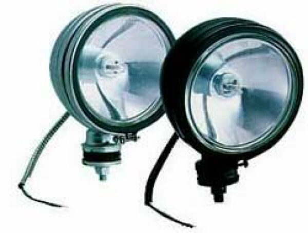 Rallyscheinwerfer 125mm Edelstahl poliert